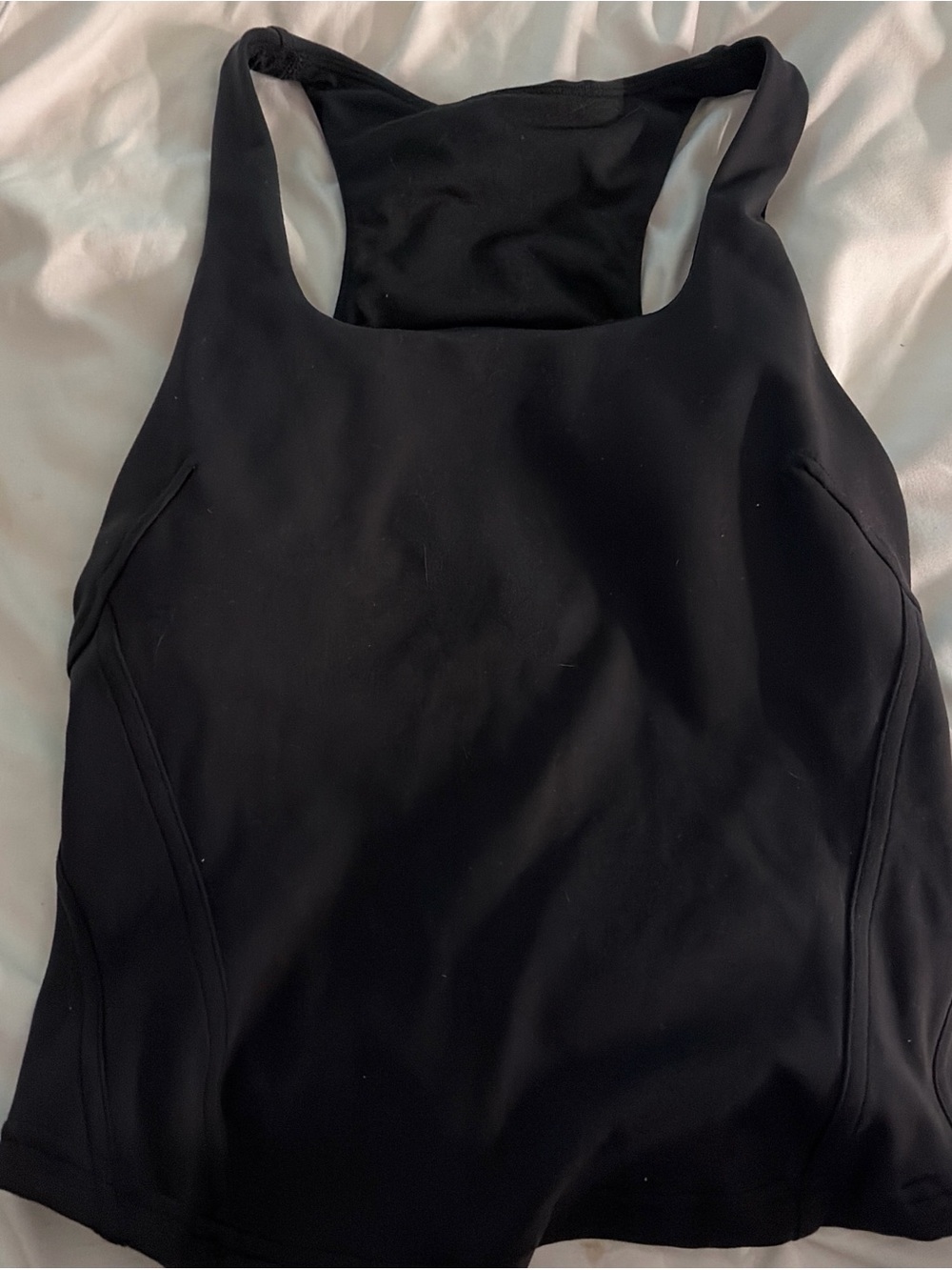 lululemon athletica Black Racerback Tank Top